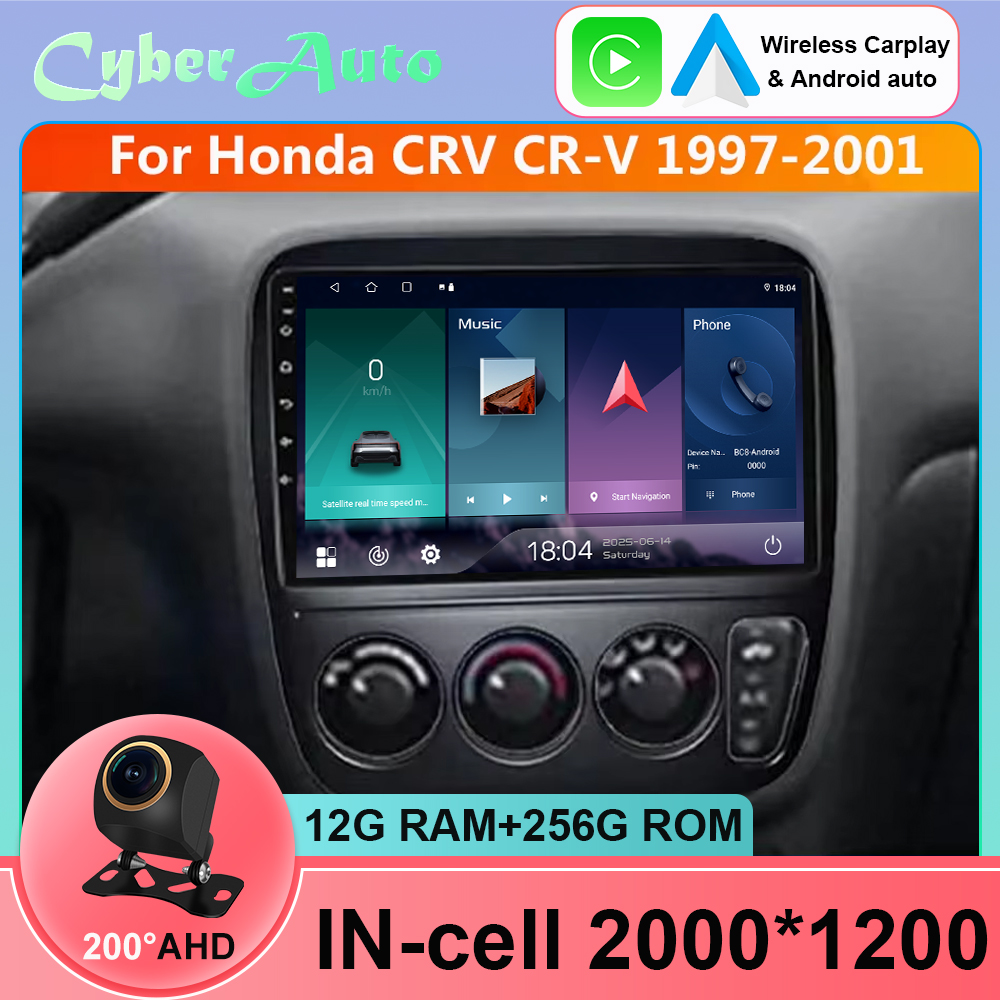 Cr Touch - Radio de coche Android 15 para