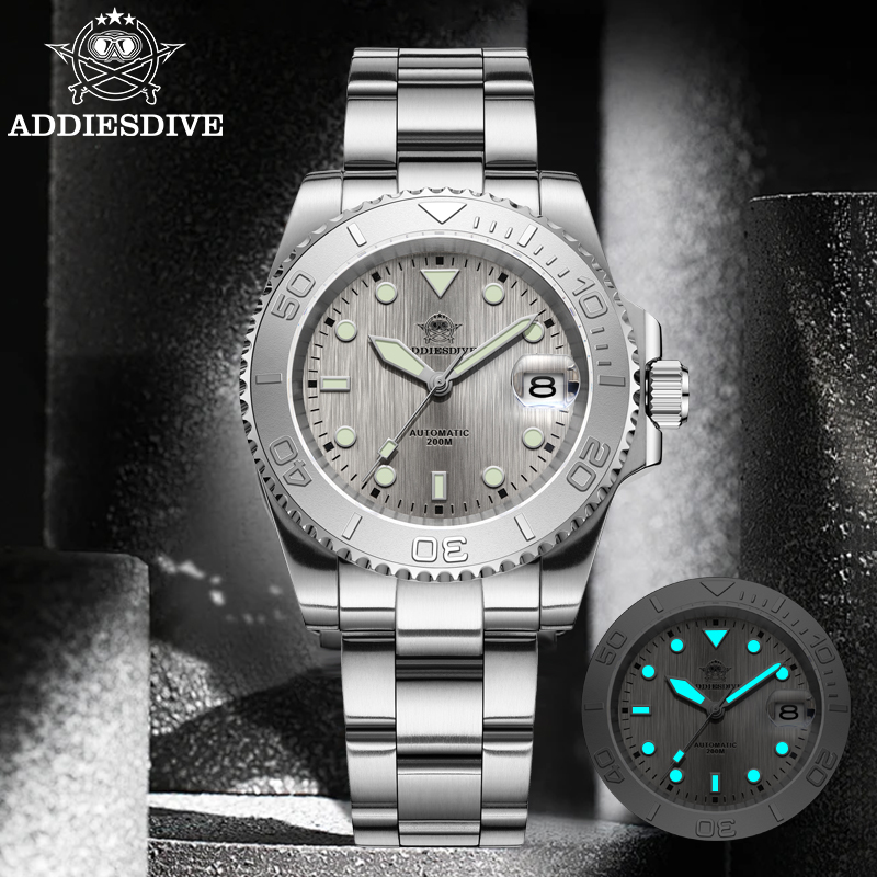 Glass Bed - Reloj ADDIESDIVE AD2087 para hombre, resistente