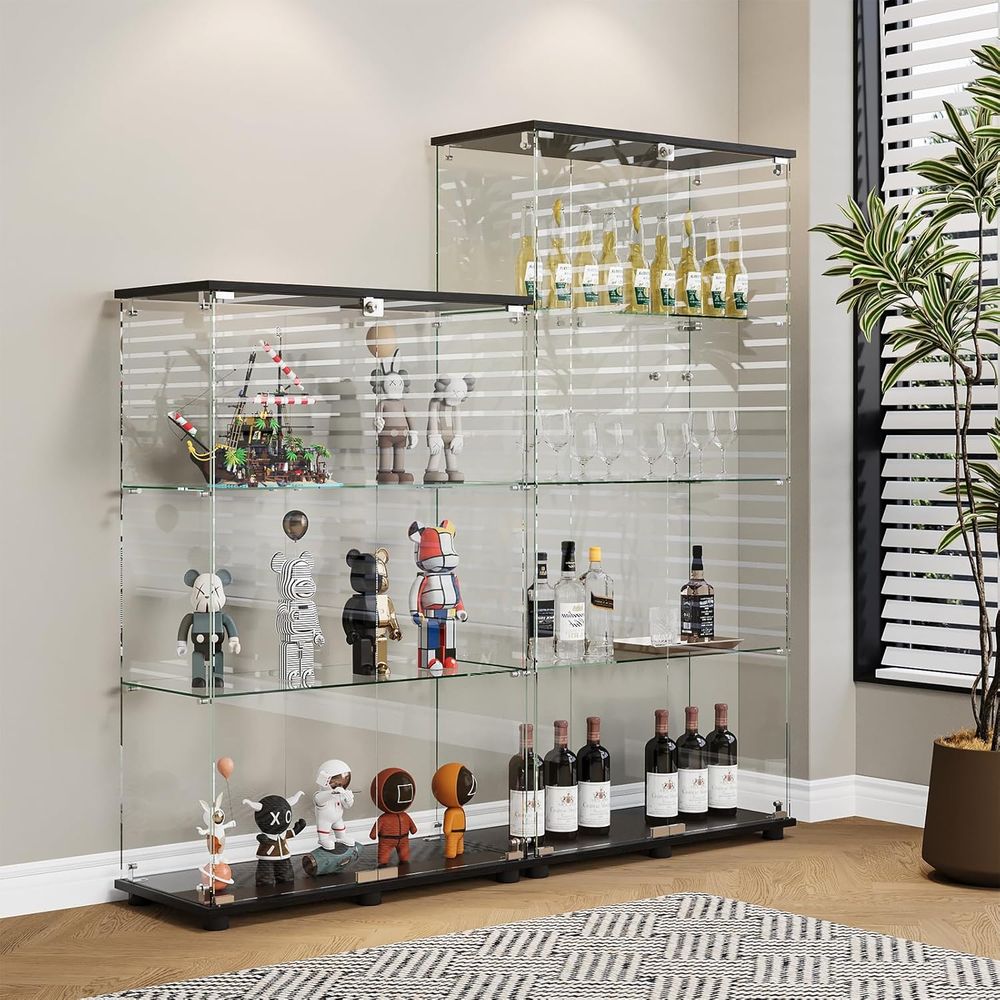Vitrina de Cristal con 4 Estan - Glass Bed reseña y precio