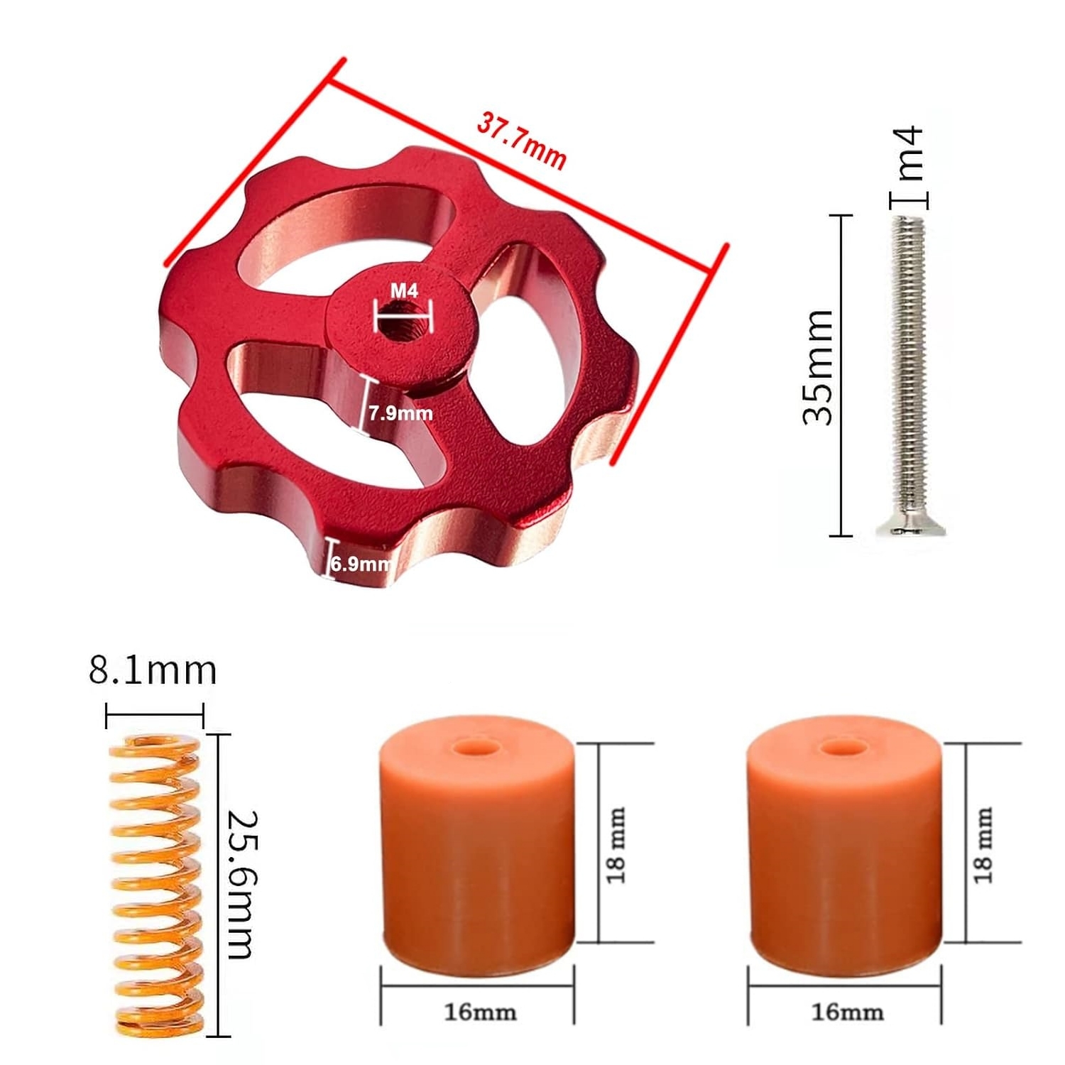 Kits de tuercas de nivelación  - Bowden Tube reseña y precio