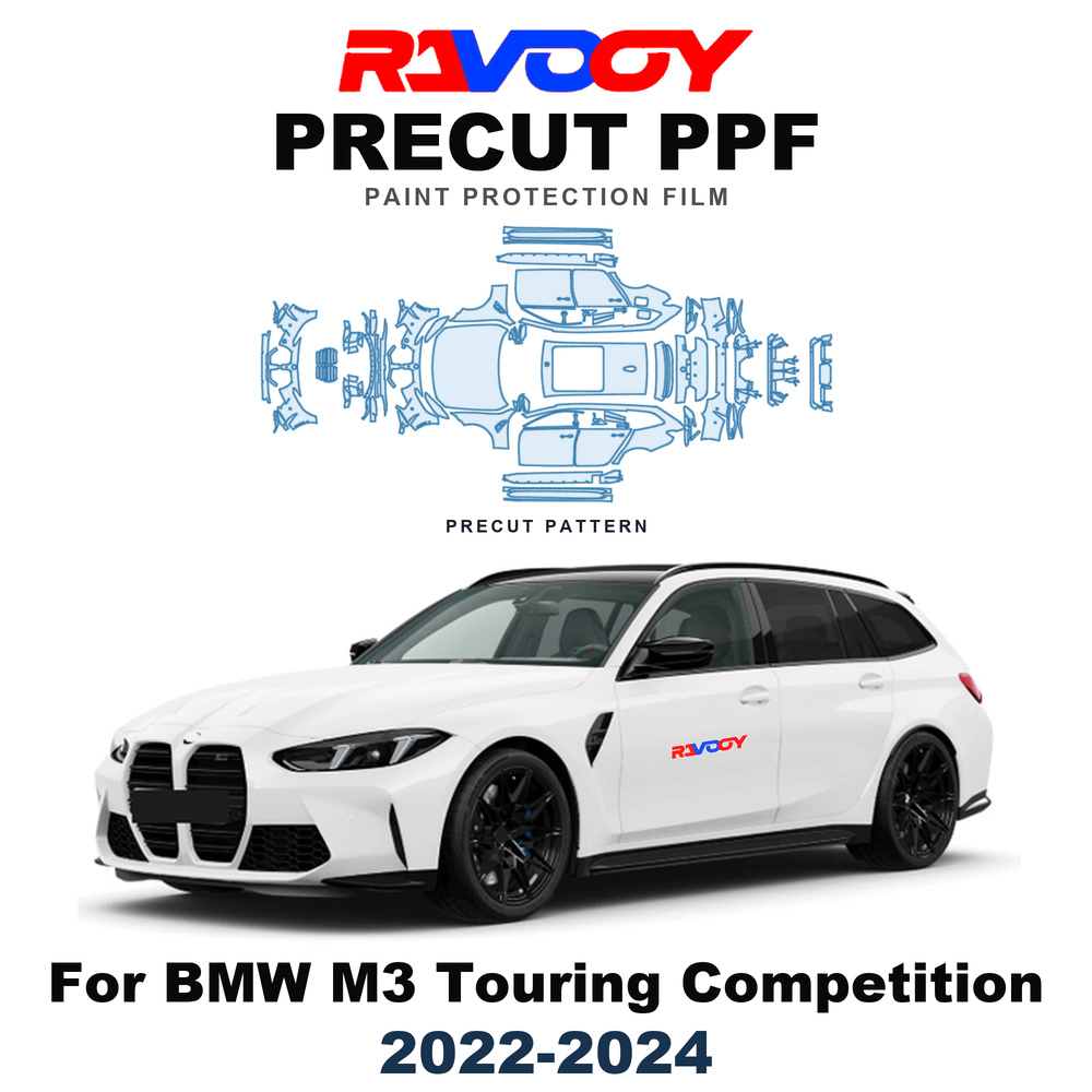 PPF precortado para BMW M3 Tou - Abs Filament reseña y precio