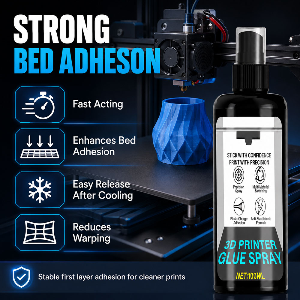 Adhesivo en Aerosol Fuerte par - 3D Printer Bed reseña y precio