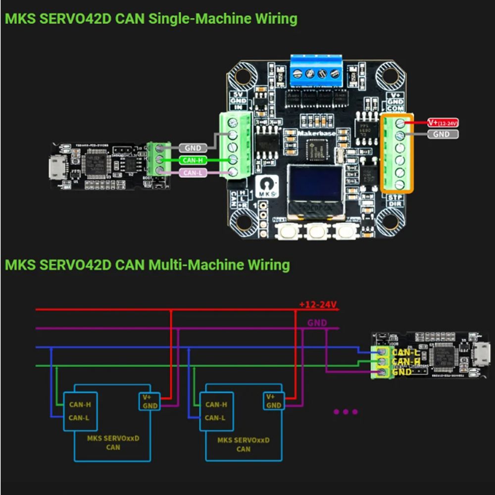 [AC18 Digital]/SERVO42D 40 CAN - Closed Loop Stepper Motor Nema 17 reseña y precio