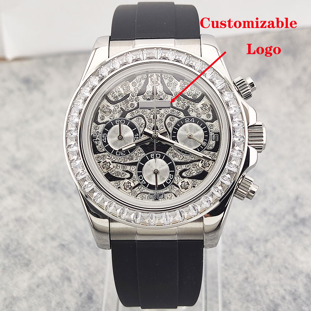 Reloj de hombre de 39 mm con m - Glass Bed reseña y precio