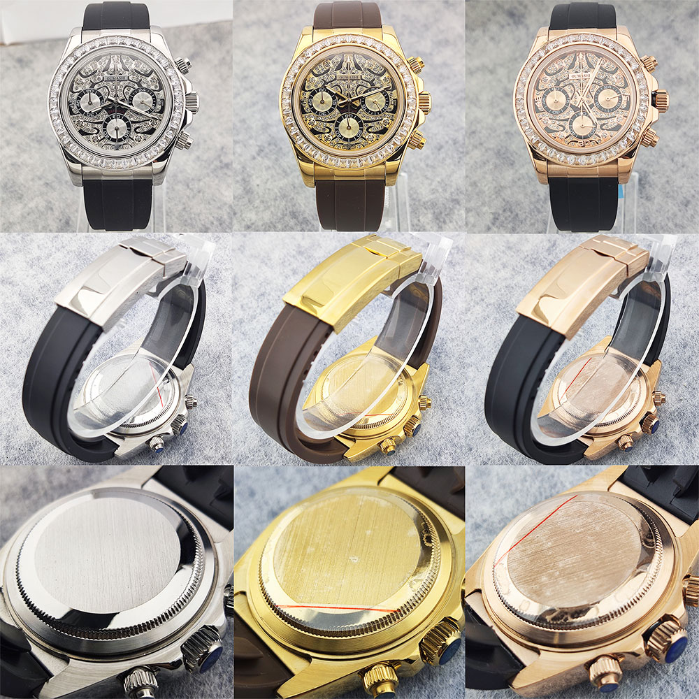 Reloj de hombre de 39 mm con m - Glass Bed reseña y precio