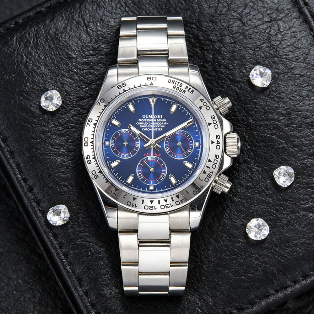 Reloj plateado de 39 mm con mo - Glass Bed reseña y precio