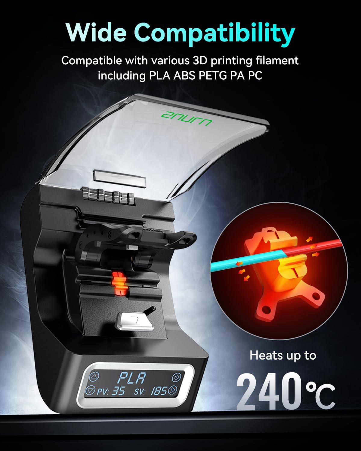 Conector de filamento SUNLU FC - Abs Filament reseña y precio