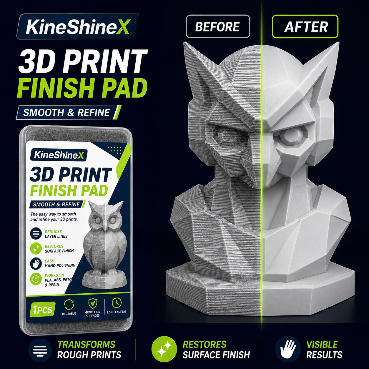 Almohadilla de acabado para im - 3D Printer Stand reseña y precio